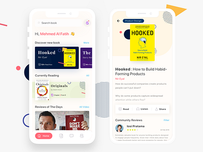 Redesign Book Resume Mobile App