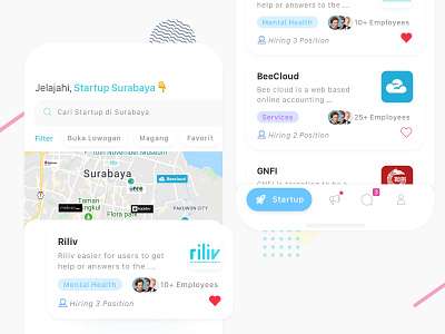 Startup Surabaya Exploration design indonesia indonesian mobile app mobile app design simple startup startup logo startups surabaya ui ux