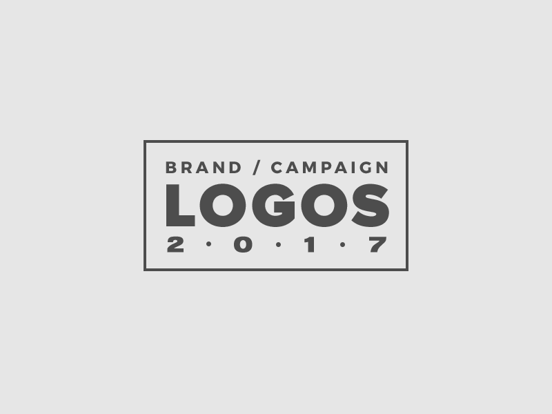 Brand / Campaign Logos 2017 2017 2017bestnine bestnine brand campaign logo logodesign nocolour twotone vector