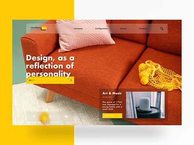 Interior Design design furniture interior design minimal ui user experience user interface user interface design ux web website