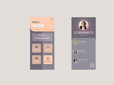 Project Management Design design mobile mobile ui ui