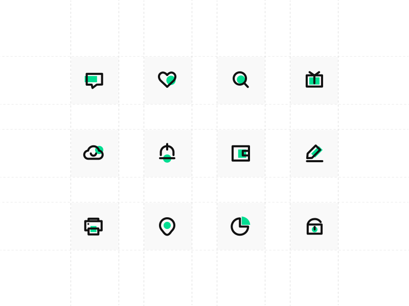 Icon action exercises