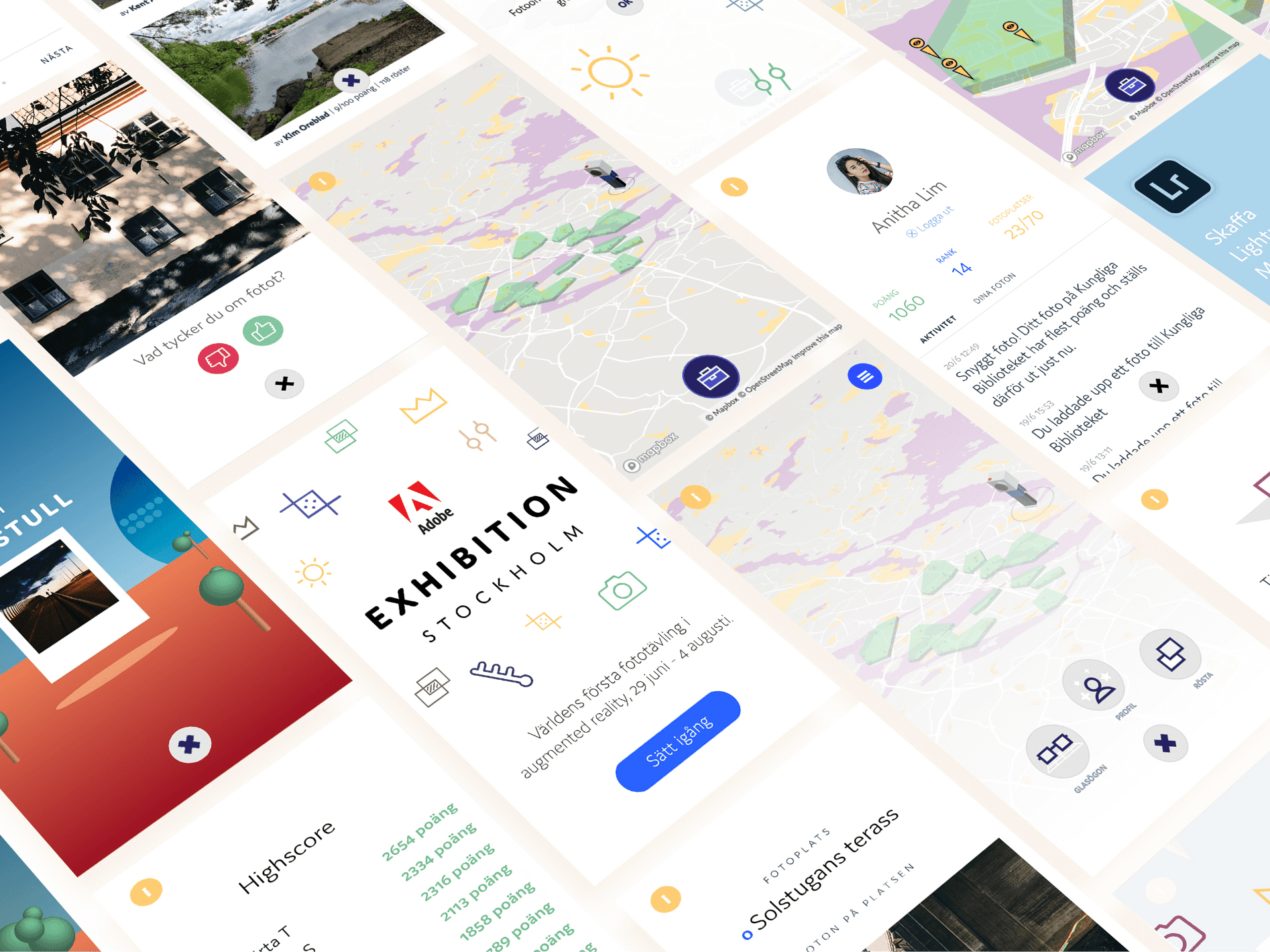 Exhibition Stockholm Ui Tiles By Olof Mogard On Dribbble