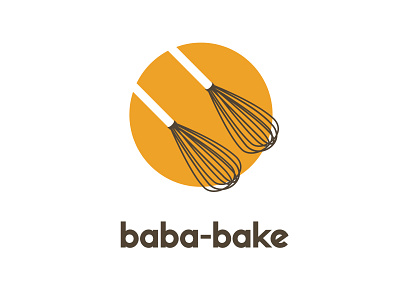 Baba-bake bababake bake bakery bakery logo logo