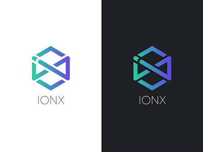 IONX geometric ionx logo shape