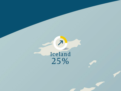 Iceland data dataviz globe iceland infographic island pie chart