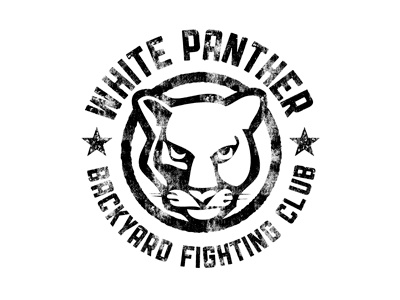 White Panther identity logo shirt