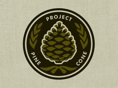 Project Pine Cone cone identity logo nature pine