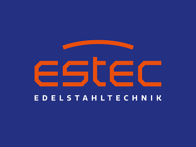 Estec Custom Type Logo branding customtype lettering logo technology