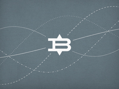 Brand b brand line logo stitch