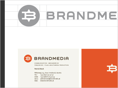 brandmedia brand business card corporate design identity logo