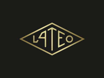 Lateo Logotype customtype lettering logotype
