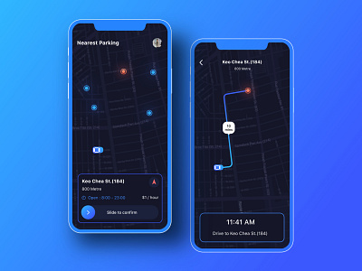 Finding Parking Space - Mobile App