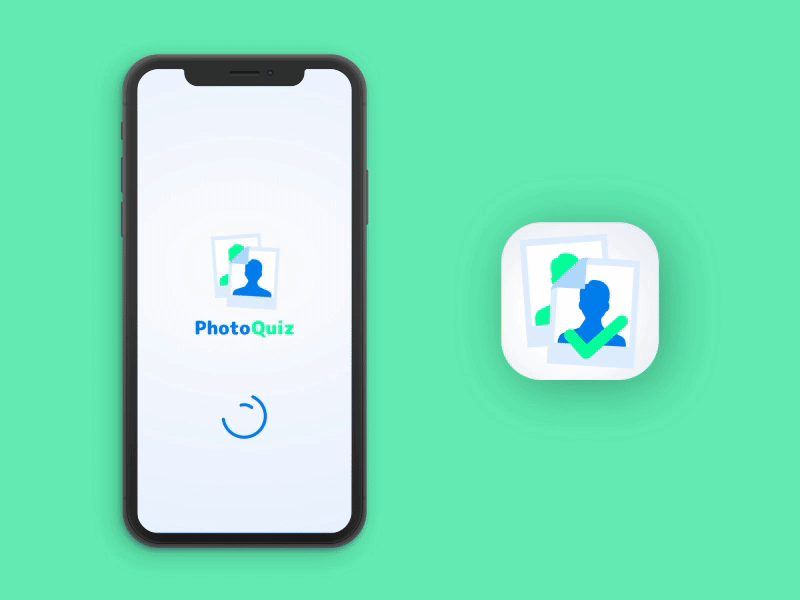 PhotoQuiz app design icon photo ui ui design xd design