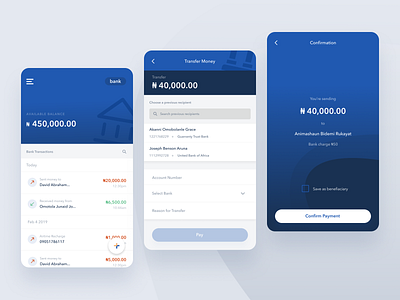 Banking app app banking app design designer lagos mobile app ui ux