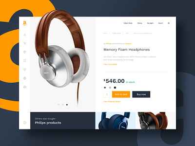 Amazon Redesign amazon ecommerce ecommerce shop ui ux web website website design website redesign