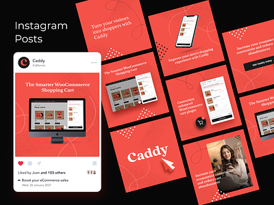 Caddy Ads banner ads banner design ecommerce facebook ad instagram social media