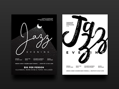 Jazz Posters design illustration jazz jazz poster poster design