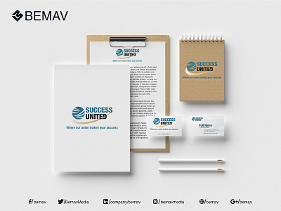 Branding Project for " Success United " affiche branding design logo portfolio print pub vector