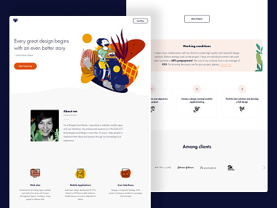 Designer Web Page