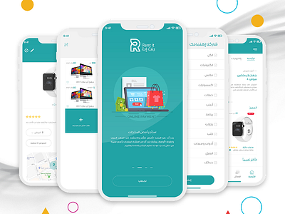 Rentit IOS Mobil app ios mobileappdesign ui uidesign uiux userinterface ux uxdesigner