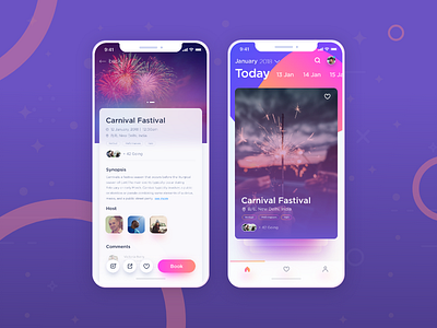 Festivals app ios mobileappdesign ui uidesign uiux userinterface ux uxdesigner