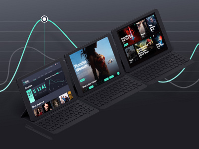 TVGod Concept Dashboard design