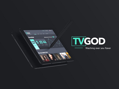 TVGod Concept Dashboard design