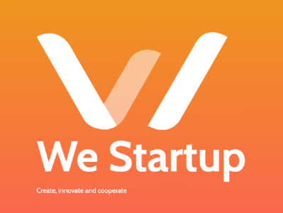 Westart startup logo logo startup