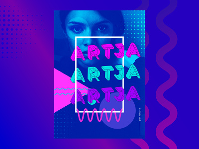 ArtJa - Daily Project colors design pattern poster typogaphy