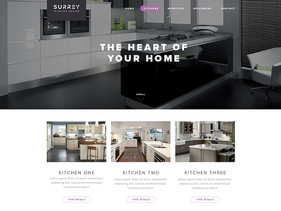 Surrey design interior kitchens mobile responsive surrey website