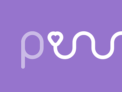 Logo Crop crop heart logo p pitch purple