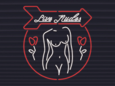 Live Nudes live neon sign nudes rose