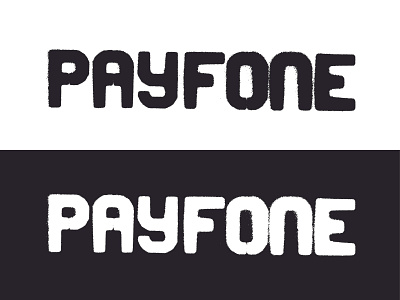 PAYFONE - Spray Paint black white branding graffiti spray paint stevo street art tags