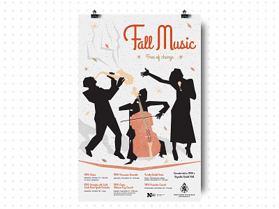 Fall Music Poster