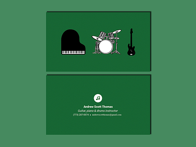Business Card - Music instructor