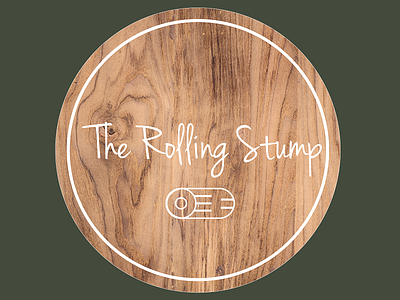 Logo Concept for wood crafts - The Rolling Stump