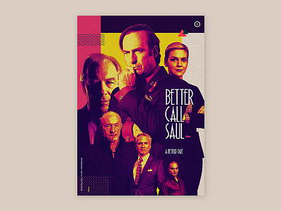 PROJECT POSTERS - Better Call Saul better call saul breaking bad graphic design netflix poster tritone