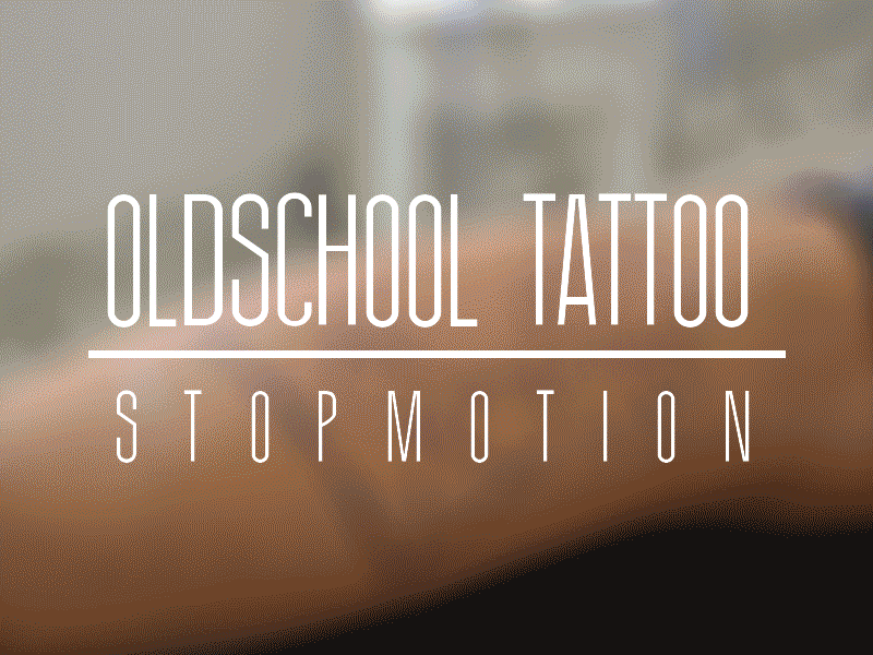 OLD SCHOOL Tattoo StopMotion ilustrutura ink motion needle old oldschool school stop stopmotion tattoo