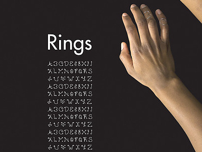 Typography - Rings Project