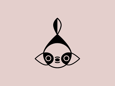 Fish Mark animal black cute fish geometric icon mark