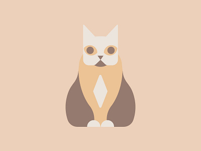Cat illustration animal cat character design cute flat illustration minimal pet vector