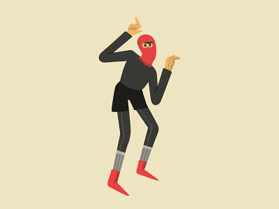 Undecided thief character character design drawing flat illustration minimal pose thief undecided