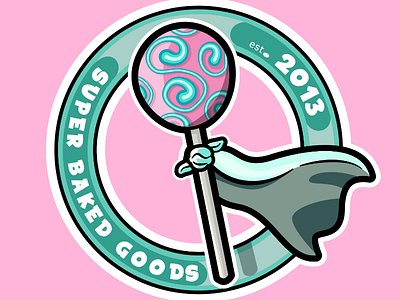 Super Baked Goods Logo Design