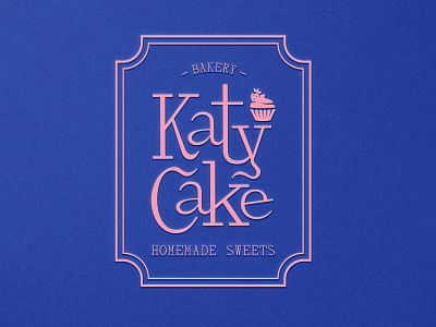 Katy Cake Bakery Logo design bakery branding design graphic design identity illustration katycake katycake bakery logo logotype mark symbol typography