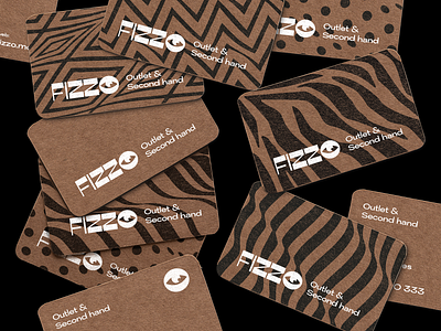 Fizzo Outlet & Second Hand | Business Card Design