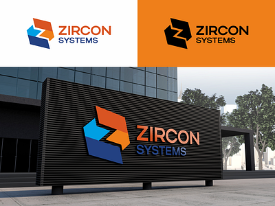 Zircon Systems Logo Design branding design graphic design it logo logo design softwarefirm vector