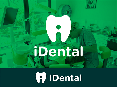 iDental branding dental design identity itooth logo logo design tooth vector