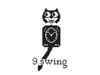 "Inktober" Day 9 — Swing aseprite graphic icon pixel pixel art