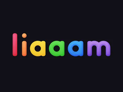 liaaam bubbly bubbly logo logo design logotype